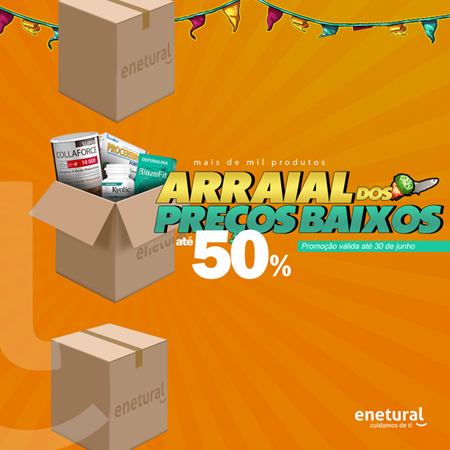 Arraial Banner no texto - Geral