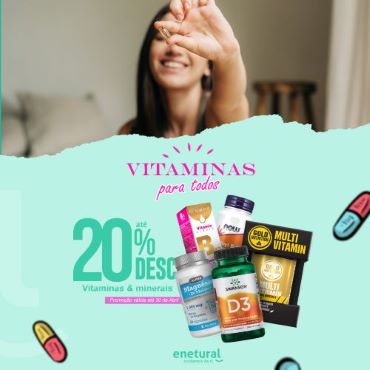 Vitaminas e Minerais Banner no texto - Geral