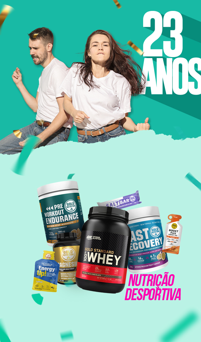 23 anos Destaque - Nutrição Desportiva