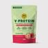 V-Protein Morango GoldNutrition - 720g - Proteína de Ervilha e de Arroz - GoldNutrition - 5601607078291