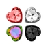  Cuore Plug Anal Grande Com 4 Joias Intercambiáveis Crushious - Crushious - 7403254158481