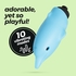 O-pet Golfinho Com Bala de 10 Vibrações Azul Crushious - Crushious - 7403254159693