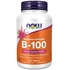 Vitamina B-100 Libertação prolongada - 100 Comprimidos  - NOW - Now Foods - 733739004390