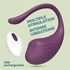 Ovo Vibratório Recarregável Com Comando Tamago Crushious Roxo - Crushious - 7403254159594
