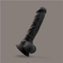 Dildo Premium Tessudo 7 Chocolate - 799632354352