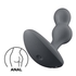 Vibrador Anal Deep Diver Satisfyer Cinzento - Satisfyer - 4061504006796