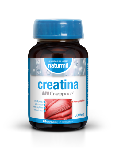 Naturmil - Creatina Creapure – 80 comprimidos - Naturmil - 5605481209383