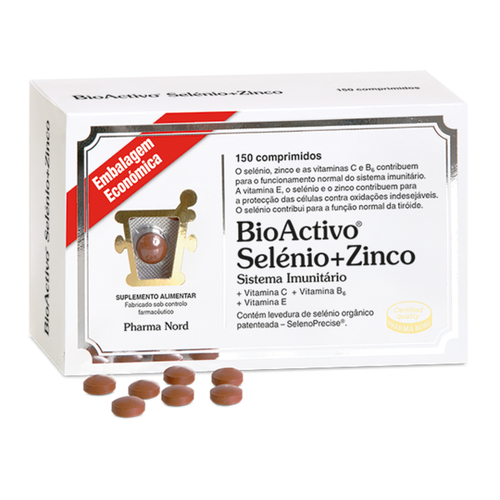 BioActivo - Selénio Zinco 150 comp. - BioActivo / Pharma Nord - 7622612
