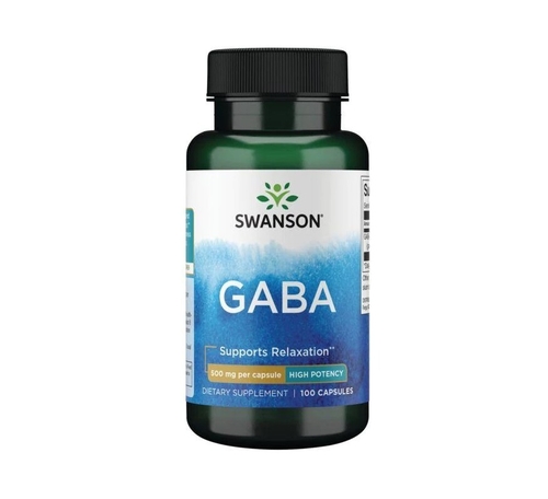 Gaba 500 Mg - 100 Cápsulas - Swanson - Swanson - 087614018720