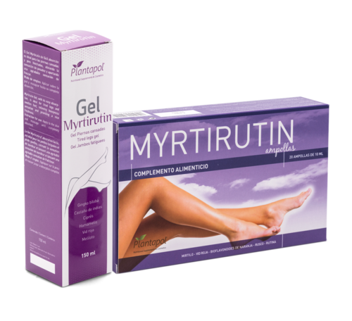 Pack Pernas Cansadas (Myrtirutin Creme + Ampolas) Plantapol - Plantapol - 5604401668026