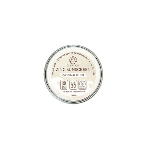 Suntribe Protetor Solar Zinco Natural Rosto e Desporto FPS 30 Branco (15 G) - Suntribe - 7350097210206