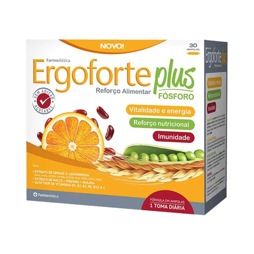Ergoforte Plus – 30 ampolas – Farmodiética - Farmodiética - 5601653009553