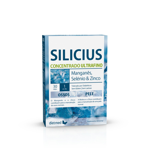 Silicius – 30 cápsulas – DietMed - DietMed - 5605481107672