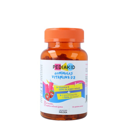 PEDIAKID Gummies vitamina D3 60 gomas - Hairwonder - 3700225602344