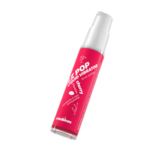Vibrador Líquido zz Pop Com aroma Cereja 10ml - Crushious - 7403254156944