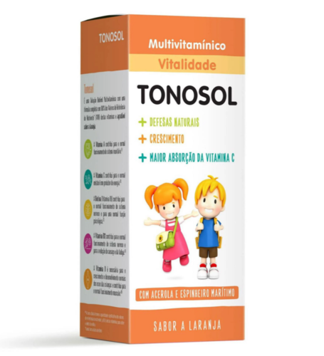 Tonosol Vitalidade 200ml - Sabor a laranja - Tonosol - 7361543