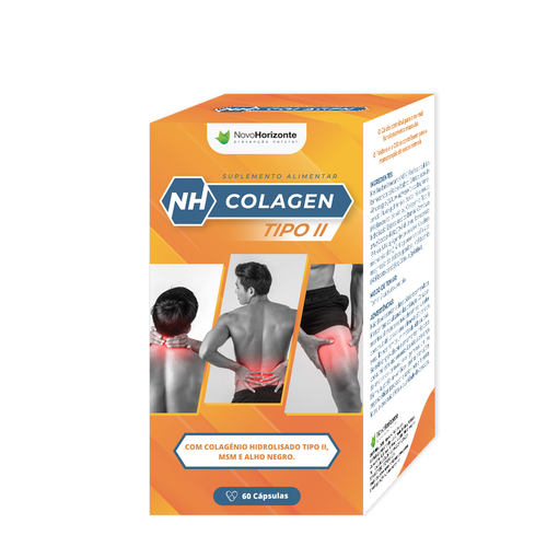 Colagen TIPO II 60 Cápsulas - Novo Horizonte - Novo Horizonte - 5604401667692