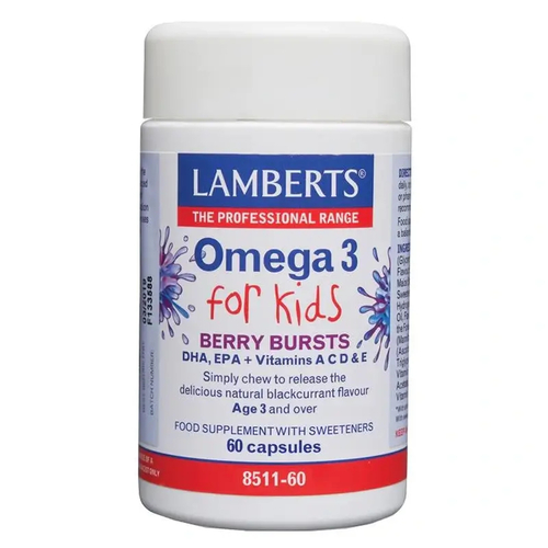 Lamberts Omega 3 Crianças - 60 cápsulas - Lamberts - 5055148414832