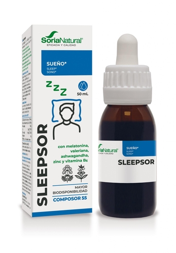 Sleepsor Composor 55 Gotas Orais 50 ml - Soria Natural - Soria Natural - 217928.8