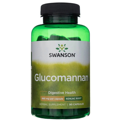 Glucomanano 665 mg - 90 cápsulas - Swanson - Swanson - 08761411743