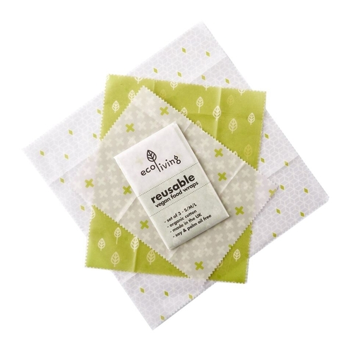 Ecoliving 3 Invólucros veganos para alimentos - Ecoliving - 5060636880532