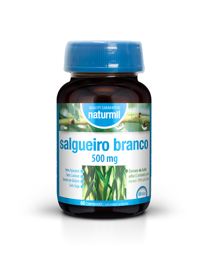 Naturmil - Salgueiro Branco 500mg – 60 comprimidos - Naturmil - 5605481408953