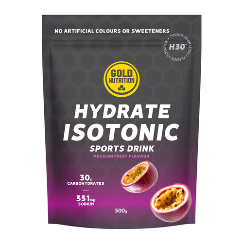 Goldnutrition - Hydrate Isotonic H30 Maracujá - 500g - GoldNutrition - GN61487