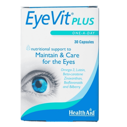 Health Aid EyeVit Plus 30 Cápsulas - Health Aid - 5019781010486