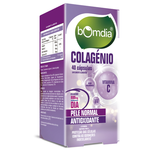 BomDia Colagénio 40 cápsulas - BomDia Fharmonat - 5601312102786