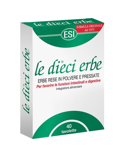 Le Dieci Erbe 40 Comprimidos - ESI - Esi - 8008843001255
