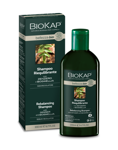 Biokap Bio Rebalancing Shampoo Ecocert 200ml - Biokap - 8030243023926