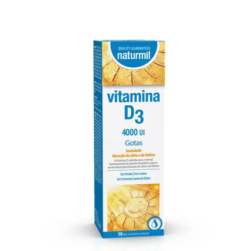 Naturmil - Vitamina D3 Gotas 50 ml - Naturmil - 5605481103148