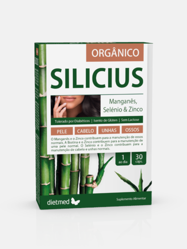 Silicius Orgânico 30 cápsulas - Dietmed - DietMed - 5605481109188
