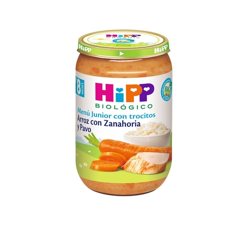 Puré De Arroz Com Cenoura E Perú Bio 220 G Hipp - Hipp - 4062300428683