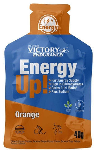 Weider Victory Endurance Energy Up Gel 40g Laranja unid. - WEIDER - ab10552151unidade