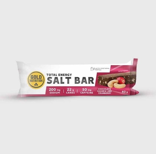 Total Energy Salt Bar Chocolate Caju Arando 40g - GoldNutrition - ECSTB08