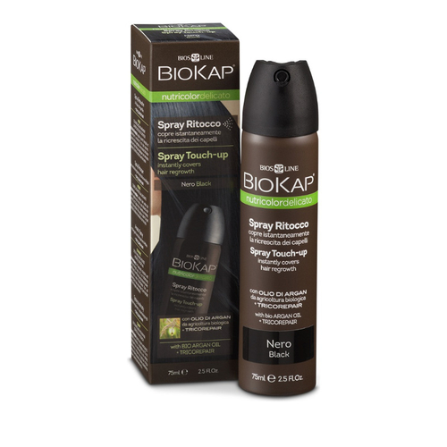 Biokap Nutricolor Delicato Spray Touch Up Black 75ml