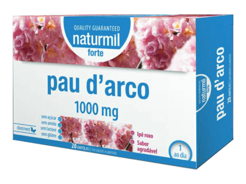 Naturmil - Pau d Arco - 20 Ampolas - Naturmil - 5605481201158