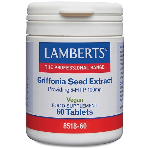 Lamberts 5htp 100mg - 60 comprimidos - Validade Curta 10/2026