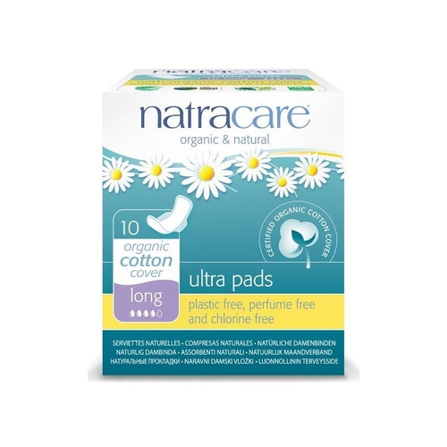 Penso Higiénico Algodão Bio Fino Longo Alas - Natracare - 782126003102