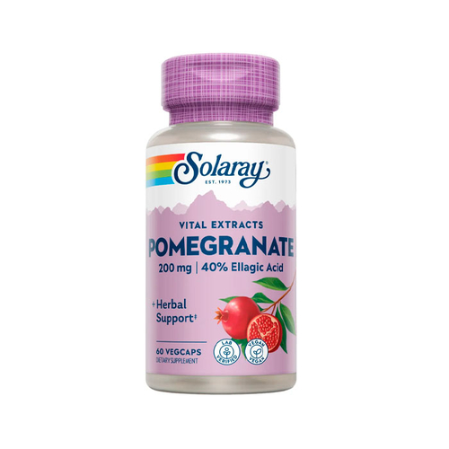 Solaray Pomegranate 200mg 60 cápsulas - Solaray - 0076280375909