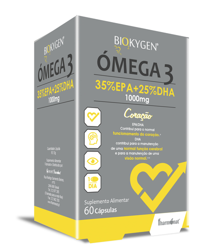 Biokygen Ómega 3  60 cápsulas - Fharmonat - 5600315102588