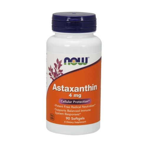 NOW Astaxanthin 4mg 90 Softgels
