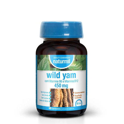 Naturmil - Wild Yam 450mg 60 comprimidos - Naturmil - 5605481408861