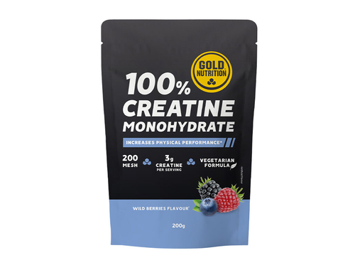 Creatine Monohydrate Sabor Frutos 200g - GoldNutrition - GoldNutrition - 5601607078604