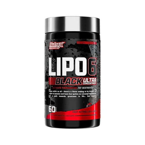 Lipo 6 Black Ultra Concentrate 60 Cápsulas - Nutrex - 859400007382