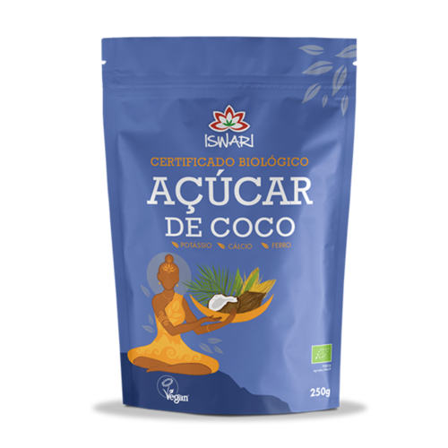 Iswari Açúcar de Coco Bio 250g - Iswari - 5600317478261
