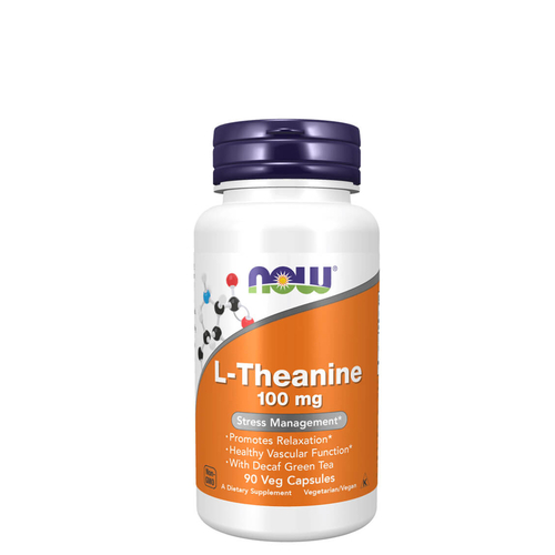 L-Theanine 100mg - 90 cápsulas - NOW - Now Foods - 733739001450