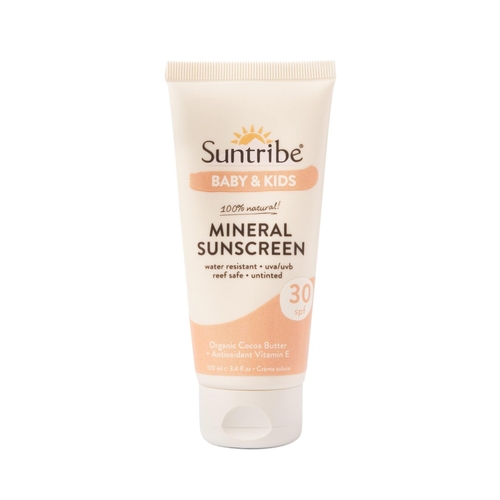 Suntribe Protetor Solar Mineral Natural Infantil Baunilha FPS 30 (100 ML) 