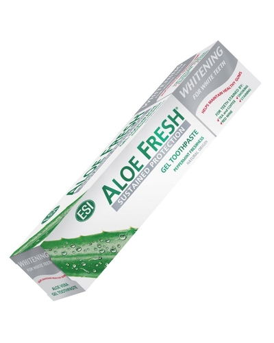 ESI Pasta Dentífrica Aloe Fresh Branqueadora 100 Ml. - Esi - 8008843004270